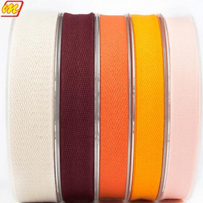 China Eco-friendly Colorful 2 Inch Cotton Webbing , Twill Tape Cotton Printed Webbing For Tape Cotton Garment for sale