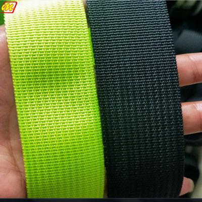 China Factory Sustainable Custom Recycled Printed Rainbow PP Jacquard Nylon Webbing, 22mm Webbing Nylon Strip 25mm For Bags And Seat Belt for sale