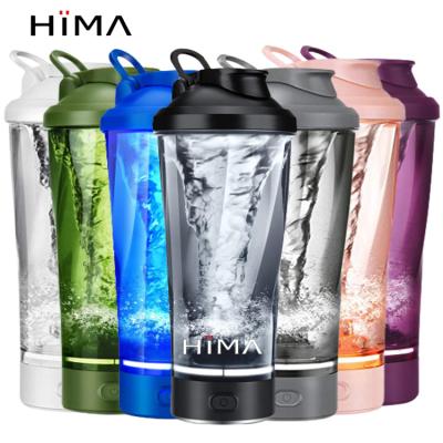 China Rechargeable Water Bottle Shaker Gym Protein Shake Bottle Electric USB Shaker Cups Bottled Protein Shake Viable Portable Blender Cup for sale