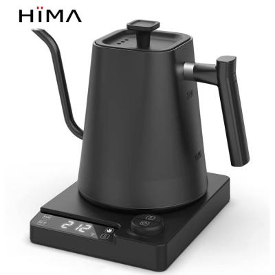 China 360 Stainless Steel Rotation Electric Gooseneck Kettle Coffee Gooseneck Setting Base 1l 1200w Tem Electric Coffee Kettle For Pour Over Coffee for sale