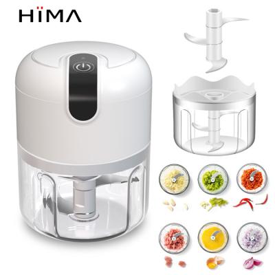 China Viable Cordless Portable Food Chopper Electric Vegetable Chopper Chopper Vegetable Cutter Usb Mini Food Processor Onion Garlic for sale