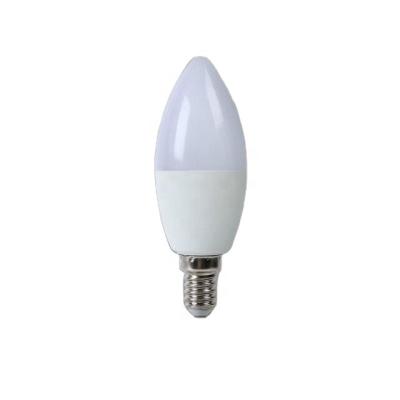 China New 2022 residential cheap high lumen 3w 4w 5w 7w 8w 9w 3000k 4000k 5000k 6000k E12 E14 E27 C37 candelabra led candle light bulb, LED-C37 for sale