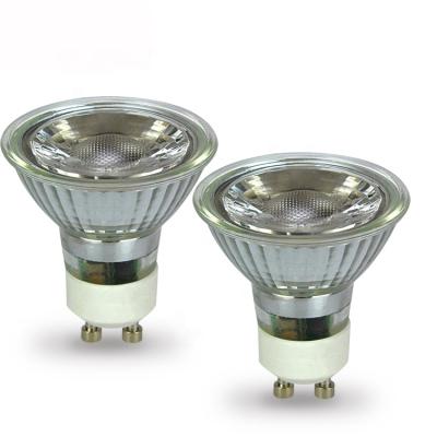 China New EUROPEAN style LED GU10 5W 7W glass body with spotlight AC220-240V, lens 38 degree SMD LED-GU10 for sale