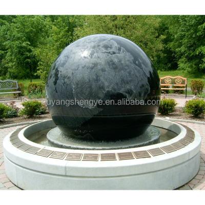 China Exquisite Details Marble Ball Garden Water Fountain for sale