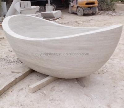 China Granite Soaking Natural Marble Solid Stone Bathtub For Double for sale