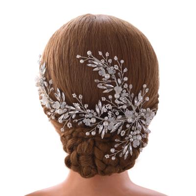 China Elegant pearl and fashion pearl wedding hair accessories headpieces for bridal 0333 for sale