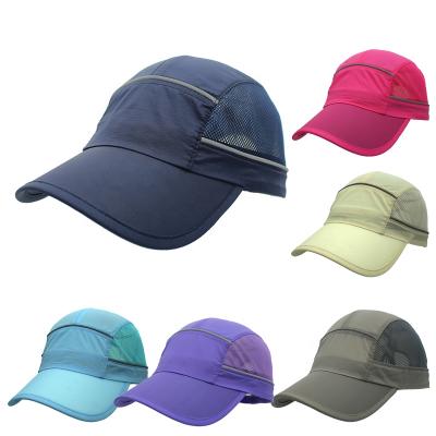 China JOINT Customized Baseball Hat Women's Sun Protection Quick Dry Reflective Sports Caps Baseball Hats For Men Women Peaked Hats for sale