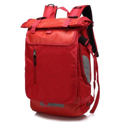 China With USB Tourbon Outdoor Sports Men's Red Laptop Big Hiking Backpack Waterproof Anti Theft Backpack Bag for sale