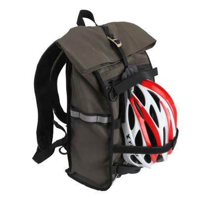 China Customized anti-theft nylon anti-theft backpack increasing riding bag with helmet bags for sale