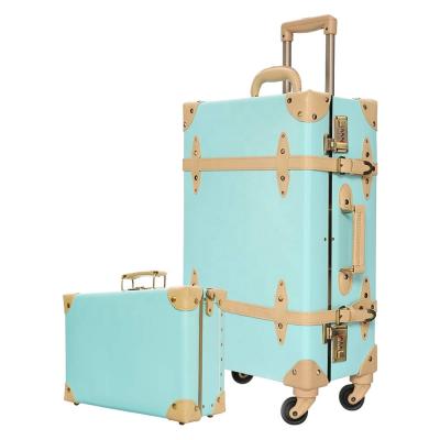 China Tourbon PU Trolley Hand Luggage Suitcases Moving Spinner for sale