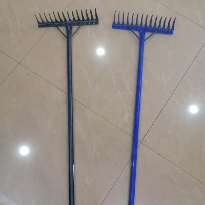 China R002L Garden Rake Metal Handle Garden Rake, Cultivating Rake for sale