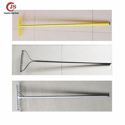 China Garden Rake Metal Handle Rake for sale