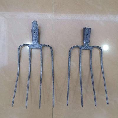 China F102-4T imported high carbon steel garden fork, agricultural fork head for sale