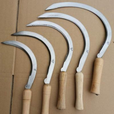 China Not Rated S202 wooden handle sickle for sale