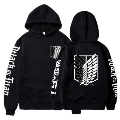 China Breathable Anime Attack On Titan Scout AOT Merch Ackerman AOT Merch Ackerman Scout Regiment Hooded Sweatshirts Tops Comfortable Pullovers for sale