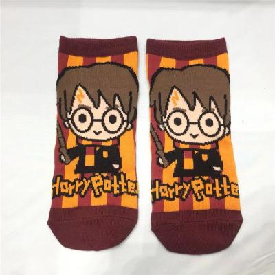 China Wholesale Unisex Men's Ankle Socks Harry Cotton Potter Women Cartoon Abbreviated Low Sock QUICK DRY for sale