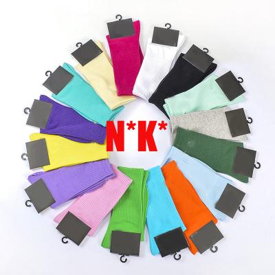 China NBA-Nike 1:1 brand sports sock cotton colorful fashion breathable warm tube crew top selling women and men for sale