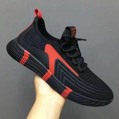 China Yatai Autumn New Male Shoe Is Recreational Anti-slippery comfortable breathable fly knit sports shoe male cheap shoe for sale