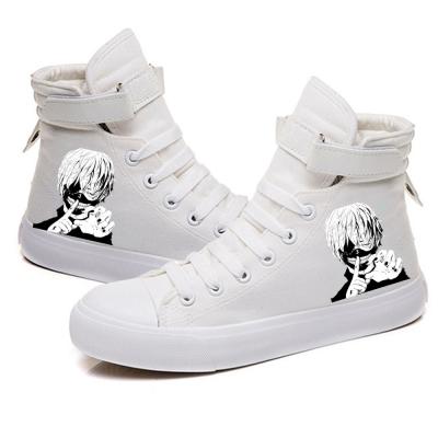 China Durable Tokyo Ghoul Printed High Top Canvas Shoes Comfortable Sneakers for sale