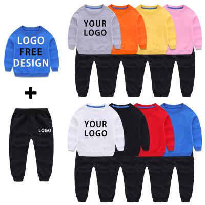 China Wholesale Custom Outdoor Kids Casual Jogging Suits Jogger Kids Tracksuits Sweatsuit Custom Sets for sale