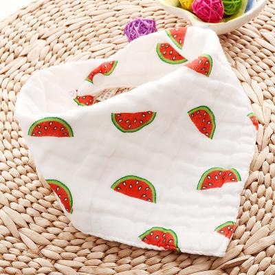 China 6 Organic Cotton Baby Triangle Organic Cotton Wrap Sustainable Eco-Friendly Diapers for sale