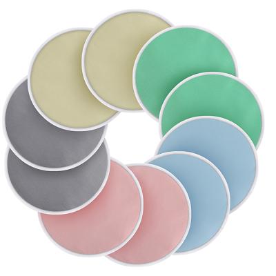 China 3 Layers Cotton ABSORBENT Organic Washable Microfiber Bamboo Nursing Pads for sale