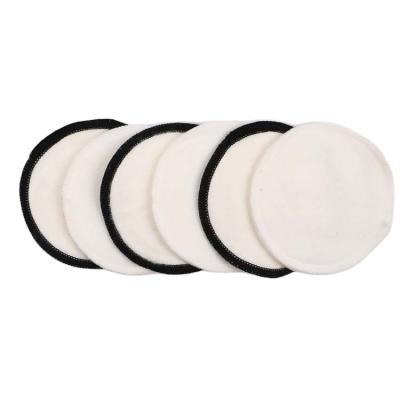 China Best Quality Around Bamboo Reusable Makeup Remover Pad Reusable Cotton Makeup Remover Pads Cotton 8cm/customizable for sale