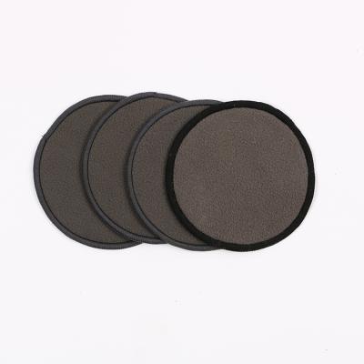 China Soft Cotton Rounds Face Washable Bamboo Reusable Pad Makeup Organic Bamboo Cotton Pads 10cm/customizable for sale