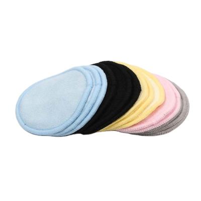 China Reusable Washable Face Massager Microfiber Cleansing Makeup Removing Pads 8cm/customizable for sale