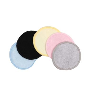 China Reusable Microfiber Cotton Face Cleansing Magic Makeup Remover Pads 8cm / Customizable for sale