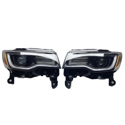 China Automotive Lighting System Front HID Headlights For Jeep Grand Cherokee 2017-2020 US Specification Headlights Grand Cherokee for sale