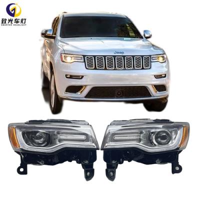 China Suitable for JEEP Grand Cherokee White American cherokee headlight lighting system automotive auto headlights for sale