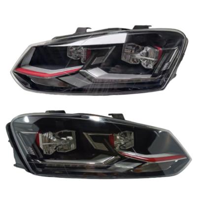 China For 2014-2018 Volkswagen Polo Gti Polo Style Headlights Red Line Of Polo Led Headlights for sale