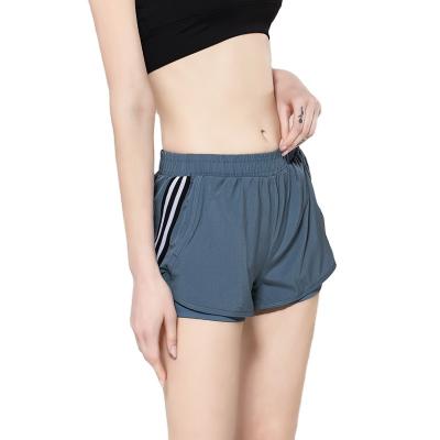 China 2021 Summer Customs Breathable Quality Casual Elastic Loose-fitting Lower Comfortable With Pocket Women's Yoga Sports Shorts Training Running for sale