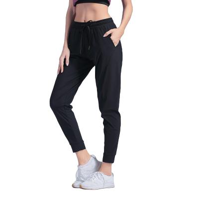 China High Quality QUICK DRY Exceptional Elastic Waist Ladies Long Pants Casual Workout Sweatpants for sale