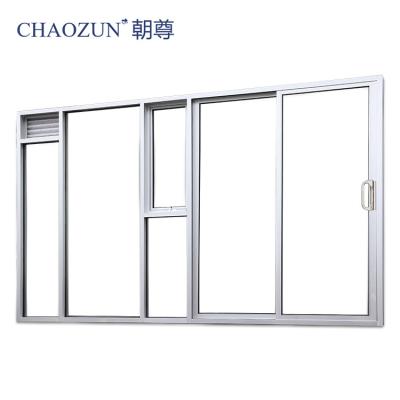 China Modern High Strength Thermal Break Aluminum Casement Security Door For Residential for sale