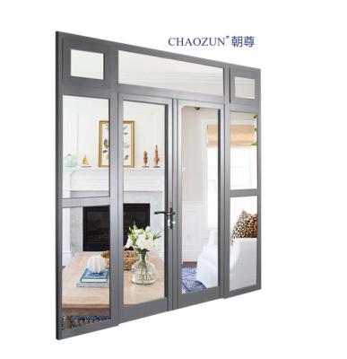 China Sound Insulation Insulated Waterproof Thermal Break Aluminum Security Door Soundproof for sale