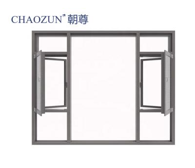 China Modern High Quality Insulated Broken Deck Aluminum Windows for sale