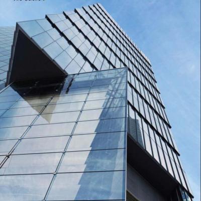 China Latest Modern Hidden Aluminum Frame Double Glazed Glass Curtain Wall for sale