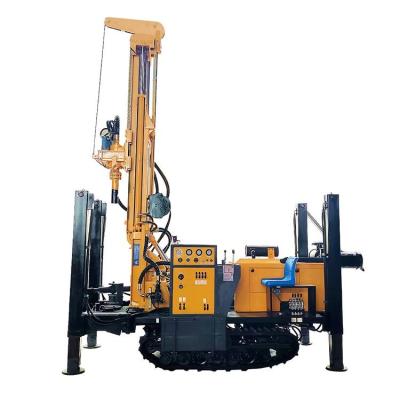 Китай 200 Meters Portable Well Drilling Machine Rubber Crawler Diesel Rig продается