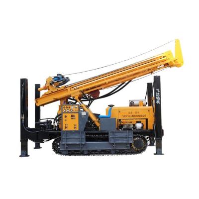 中国 New Design Wholesale Price portable 600-meter rubber crawler percussion water well drill rig 販売のため