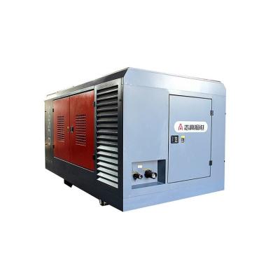 China Large Capacity Fixed Screw Air Compressor Combustible Gas Diesel Power For Well Drilling for sale