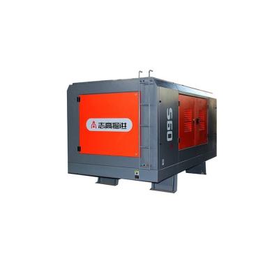 China Portable Fixed Screw Air Compressor Combustible Gas Diesel Power For Well Drilling for sale