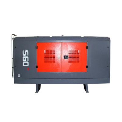 China Diesel Fixed Screw Air Compressor Cooled Stationary 18 M3/Min For Well Drilling for sale