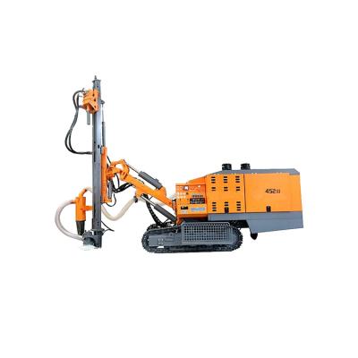 中国 DTH portable machine diesel hydraulic mine blasting hole water well drilling rig 販売のため