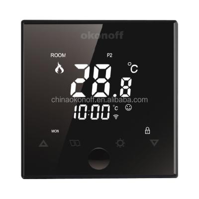 China X7-S-PE RS485 Room Programmable Intelligent LCD Communication Thermostat Electric Heating Modern Touch Screen Underfloor for sale