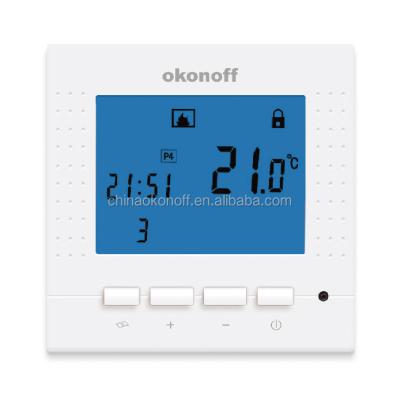 China S430PE Modern Digital Electric Weekly Programmable Smart Floor Heating Room Thermostat for sale