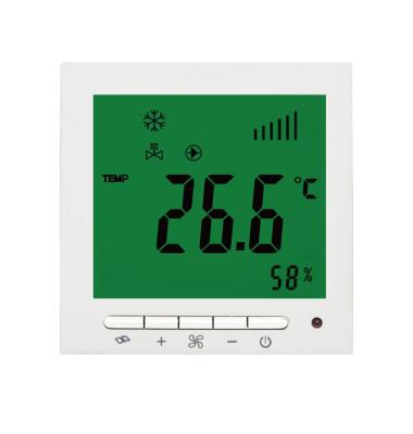 China RS485 communication DC23 communication dew point anti-condensation RS485 anti-condensation cold modbus radiating smart room thermostat for sale