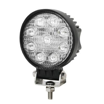 China 4 Inch High Flush Mini Aluminum Housing Round CEE r10 Approved Led Working Light For Agricultural Machinery John Deere 10-32v Spot Flood Beam for sale