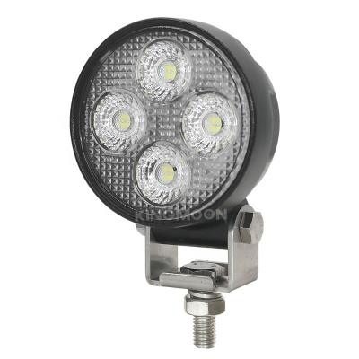 China Machinery Repair Shops 3inch R10 Round High Flux LED Work Light With Thermo Sense For Tractor Harvester LED Work Light for sale